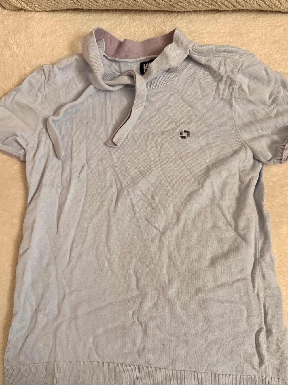 Chase Bank Sweater w/ Neck Tie